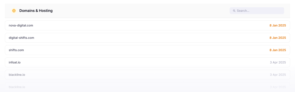 domain & hosting
